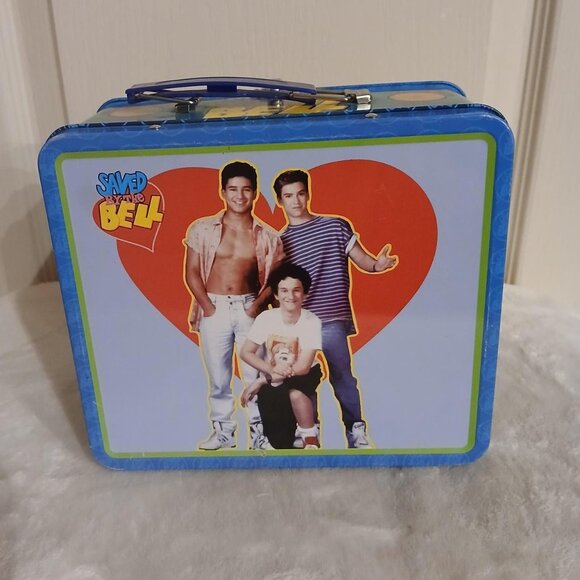 Vintage Y2K 2003 Saved By The Bell "Beef Cakes" metal tin lunch box - Picture 2 of 8